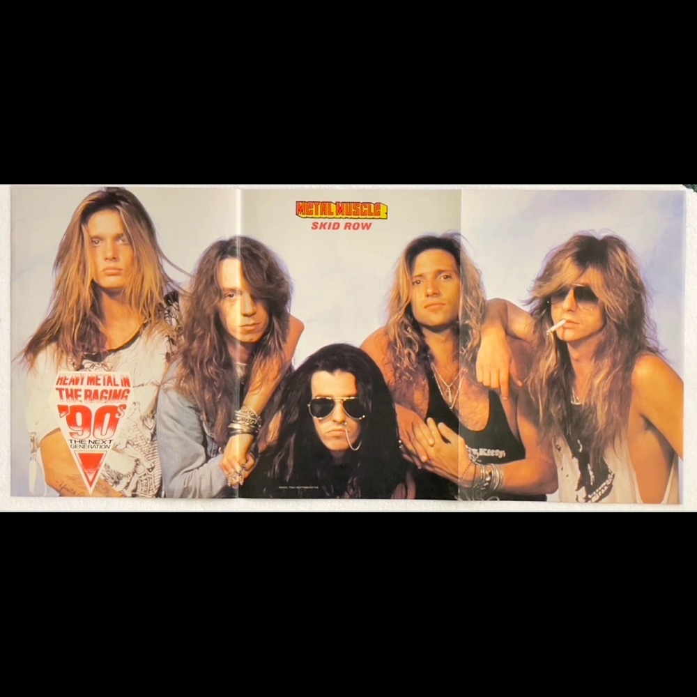 Skid Row Metal Muscle Pinup
